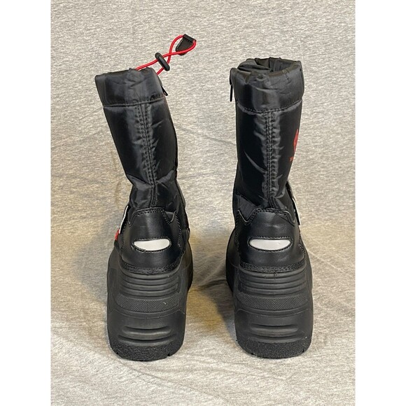 Dream Pairs Kid's Waterproof Winter Snow Boots With Spider Web Graphic Size 4 - Picture 4 of 9